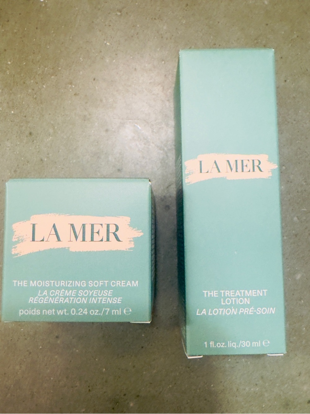 La Mer Moisturizing Skincare Duo Set Treatment Lotion & Soft Cream